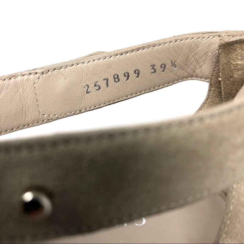 GUCCI suede strappy sandals, size 39.5 - Picture 8 of 10
